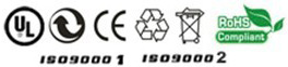 Alle Akkus sind mit ISO9001, RoHS und CE zertifiziert. 